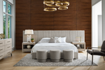 Modern Decker Wall Bed with Panels, King