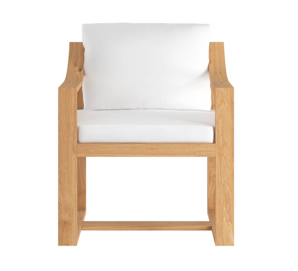 Tahiti Dining Armchair, Pallazo Cream