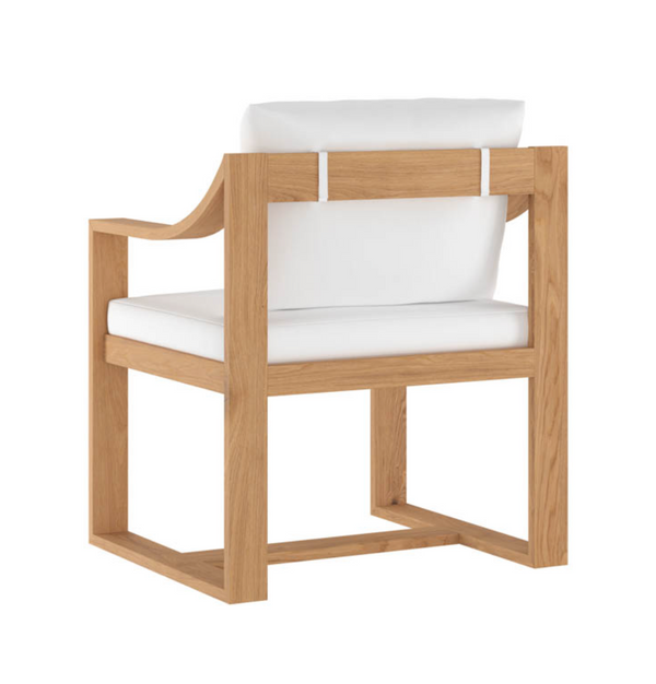 Tahiti Dining Armchair, Pallazo Cream