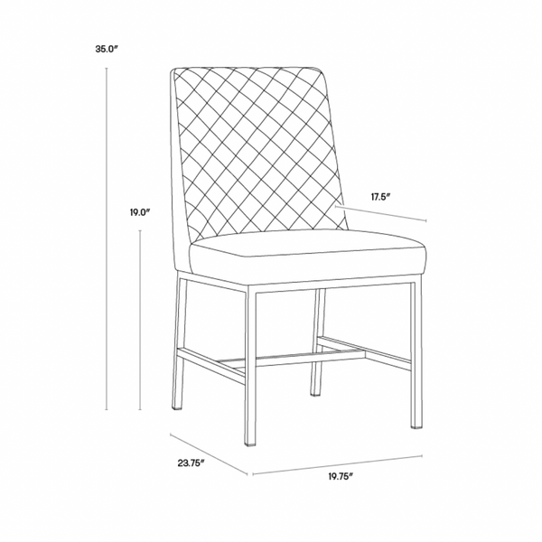 Leighland Dining Chair, Polo Club Stone
