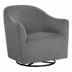 Silvana Glider Lounge Chair, Belfast Koala Grey