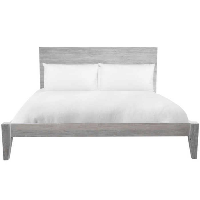 Reclaimed Teak Bed - Lightened, King & Queen