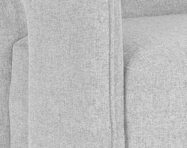Kendrick Swivel Lounge Chair, Belfast Heather Grey
