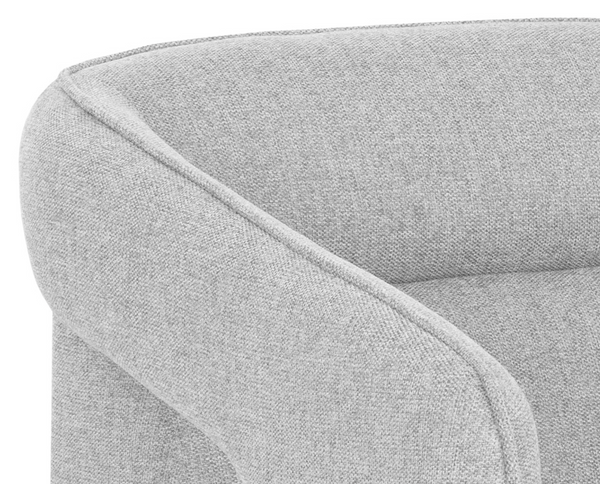 Kendrick Swivel Lounge Chair, Belfast Heather Grey