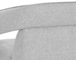 Kendrick Swivel Lounge Chair, Belfast Heather Grey