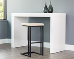 Boone Barstool, Black/ Bravo Cream