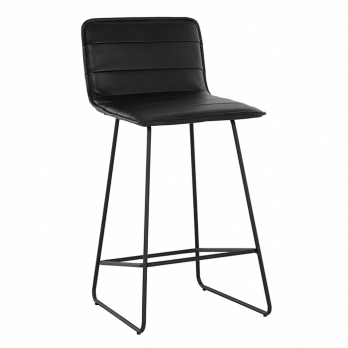 Jovanah Counter Stool, Bravo Black