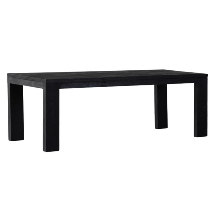 Reclaimed Elm B- Base, Charcoal- Narrow, 94"L x 35"W x 30"H