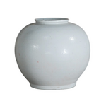 Rustic White Glaze Reedition Vases, 2 Sizes