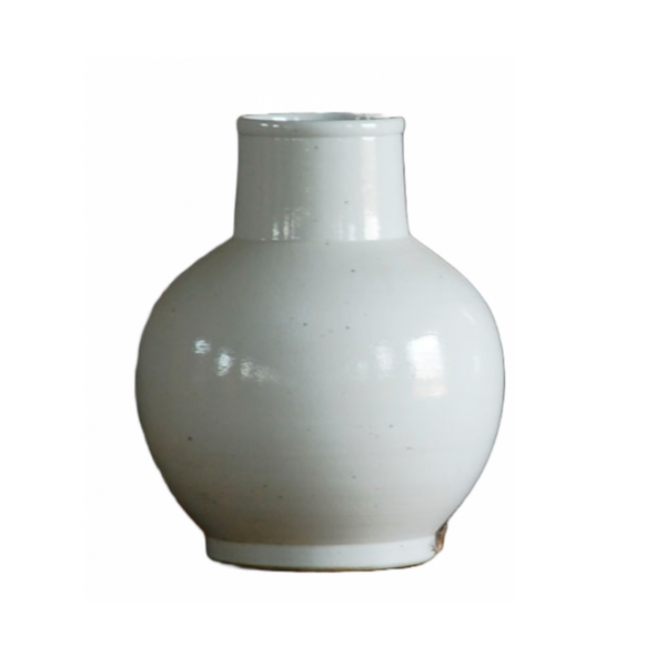 Rustic White Glaze Vase