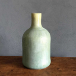 Weathered Blue Glaze Vase, 17"