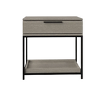 Rebel Petite Nightstand, Black / Taupe