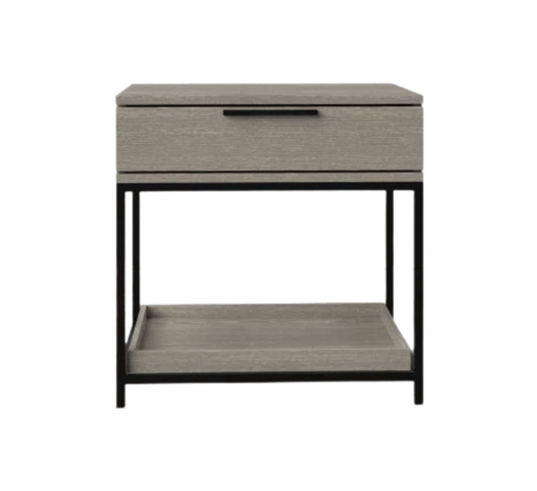 Rebel Petite Nightstand, Black / Taupe