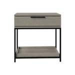 Rebel Petite Nightstand, Black / Taupe