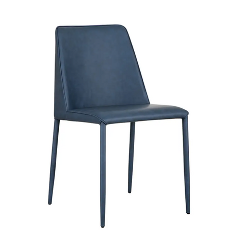 Nora Pu Dining Chair Blue - M2