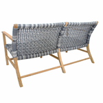 Catherine Outdoor Club Settee- Ash