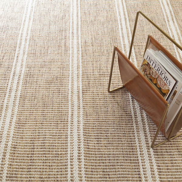 Malta Woven Wool Rug, Natural