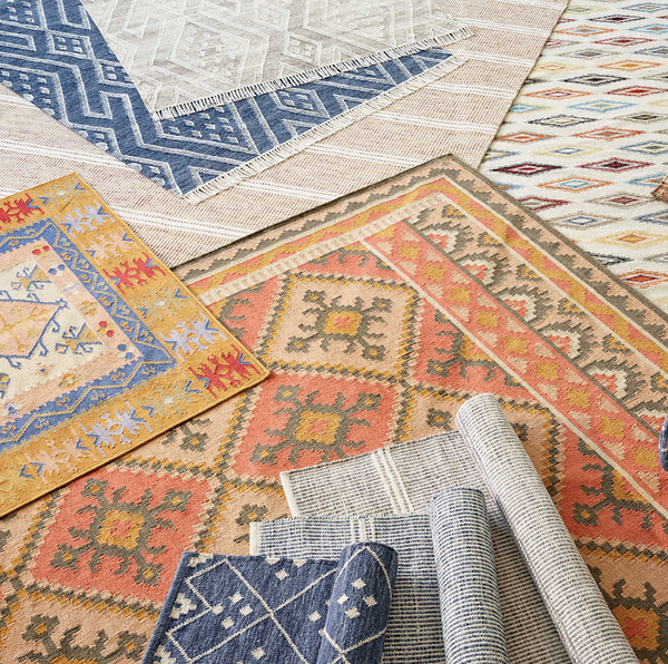 Malta Woven Wool Rug, Natural