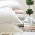 Lush Linen Puff Collection, White
