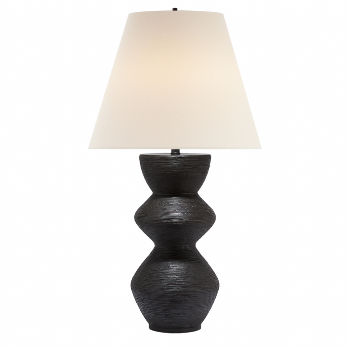 Utopia Table Lamp, Aged Iron