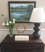 Utopia Table Lamp, Aged Iron