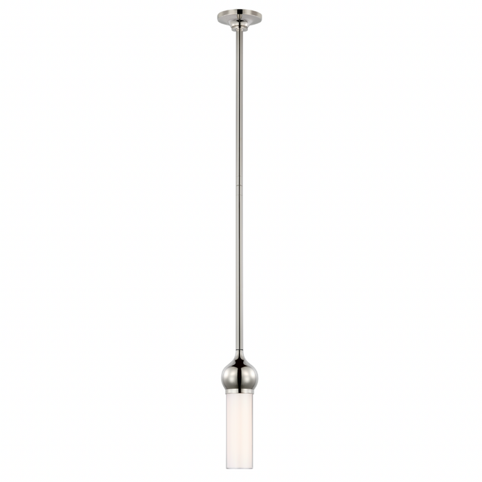 Jeffery Mini Pendant, Polished Nickel