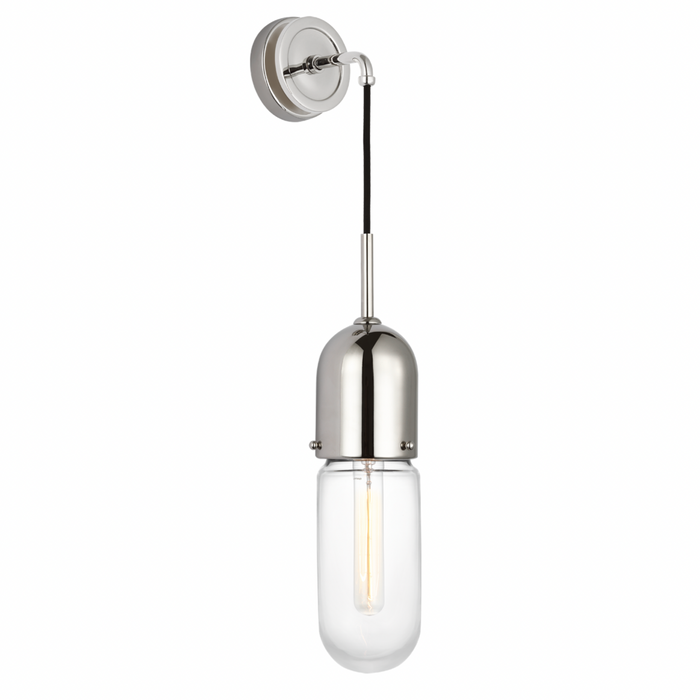 Junio Wall Light, Polished Nickel