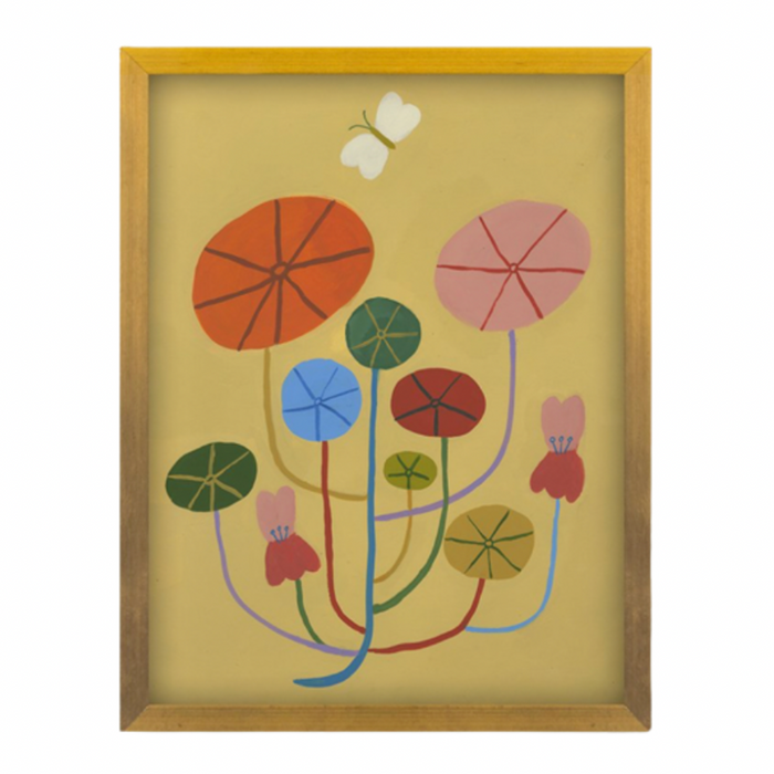 Hello Nasturtium, 18"H x 14"W