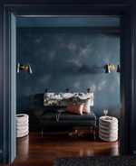 Clemente Double Sconce, Matte Black Shades