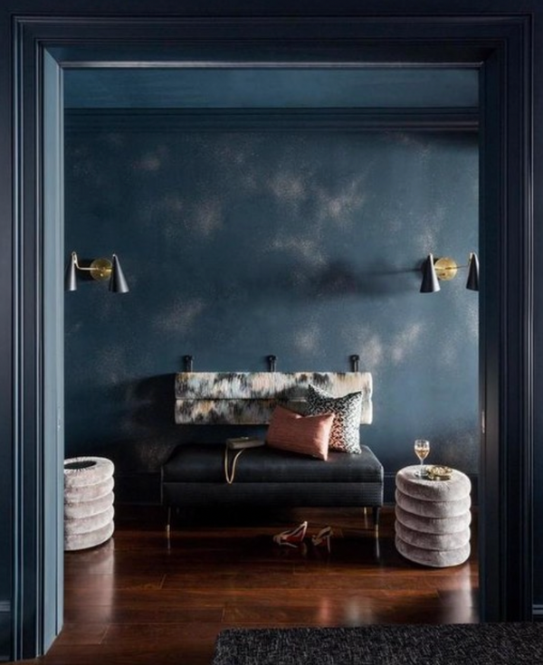 Clemente Double Sconce, Matte Black Shades
