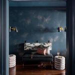 Clemente Double Sconce, Matte Black Shades