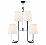Go Lightly Medium Chandelier, Charcoal