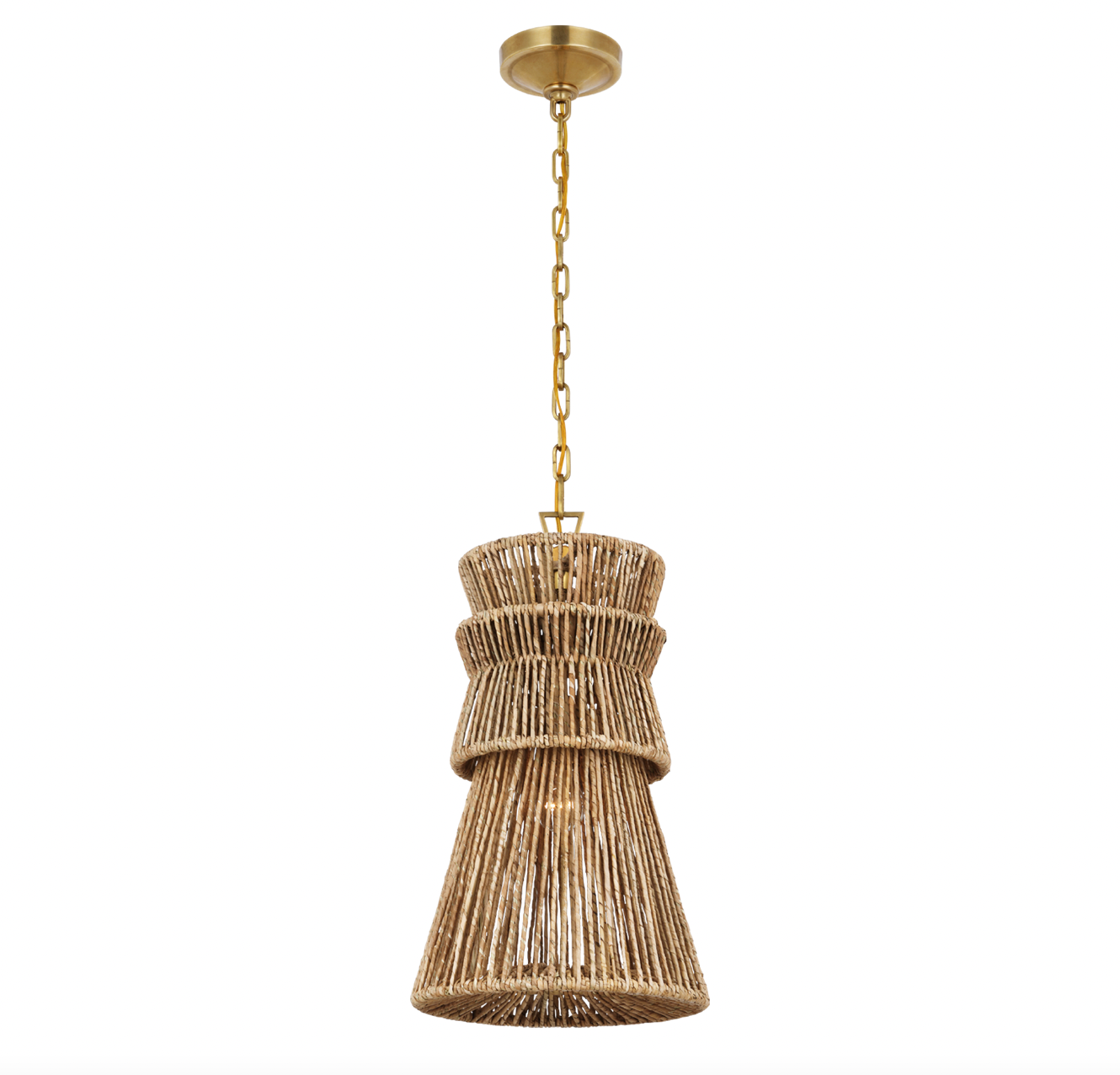 Antigua 13" Pendant, Brass