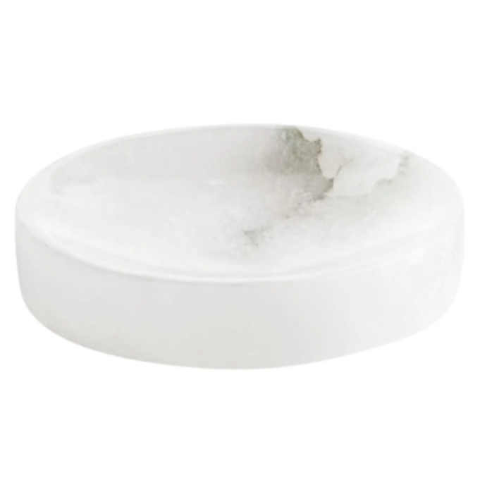 Alabaster Soap Dish, Alabaster/ Unique