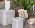 Shagreen Lotion Dispenser, Grey/ Unique