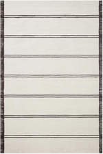 Logan- 02, MH White / Mocha, Magnolia Home by Joanna Gaines × Loloi