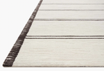 Logan- 02, MH White / Mocha, Magnolia Home by Joanna Gaines × Loloi