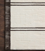 Logan- 02, MH White / Mocha, Magnolia Home by Joanna Gaines × Loloi