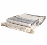 Davis XL Throw, Natural & Grey