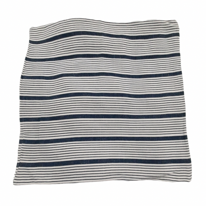 Seven Stripe- Luna Blue, 22" x 22"