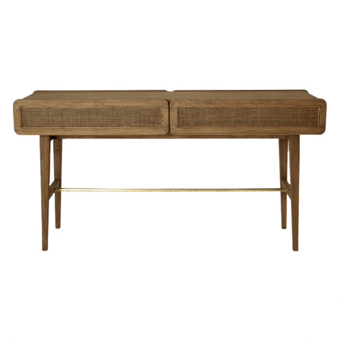 Miles Console Table in Praline Finish