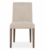 Cavallini Dining Chair, Driftwood Finish w/Performance Fabric