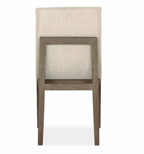 Cavallini Dining Chair, Driftwood Finish w/Performance Fabric