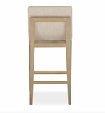 Cavallini Counter Stool, Beach Finish w/Performance Fabric