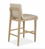 Cavallini Counter Stool, Beach Finish w/Performance Fabric