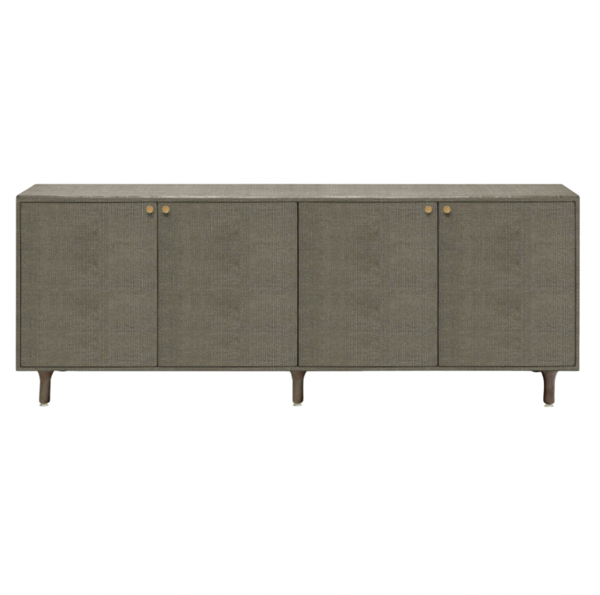 Ramon 4-Door Cabinet, 84"L x 20"W x 32"H