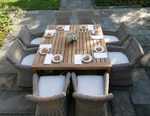 Sag Harbor Dining Armchair, Oyster/Canvas