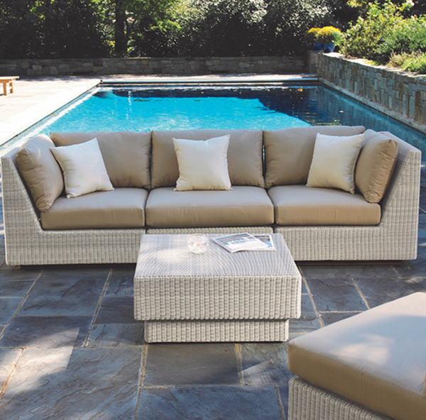 Westport Square Coffee Table,  Sea Salt