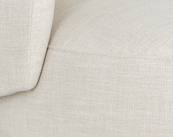 Walsh Swivel Lounge Chair, Effie Linen