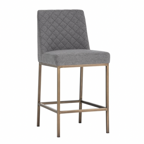 Leighland Counter Stool, Dark Grey